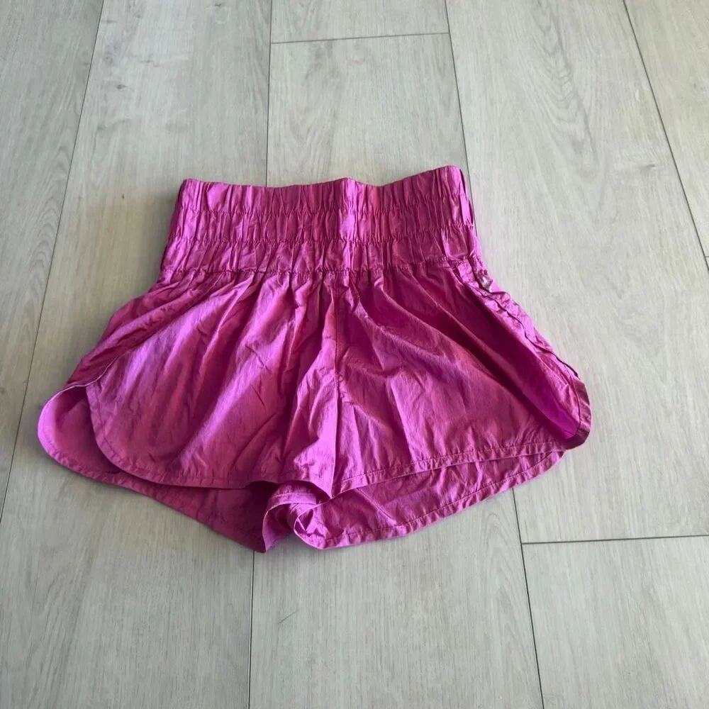 Free people womens pink shorts size s